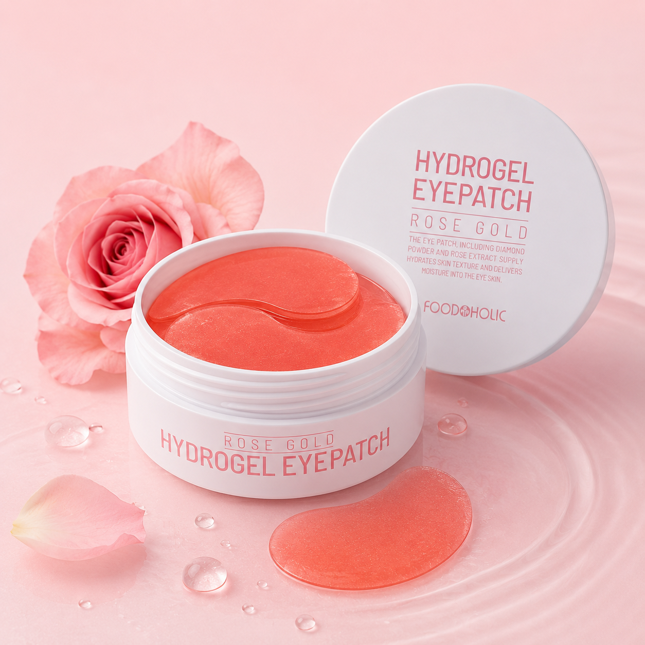 Rose Gold Hydrogel Under Eye Patches