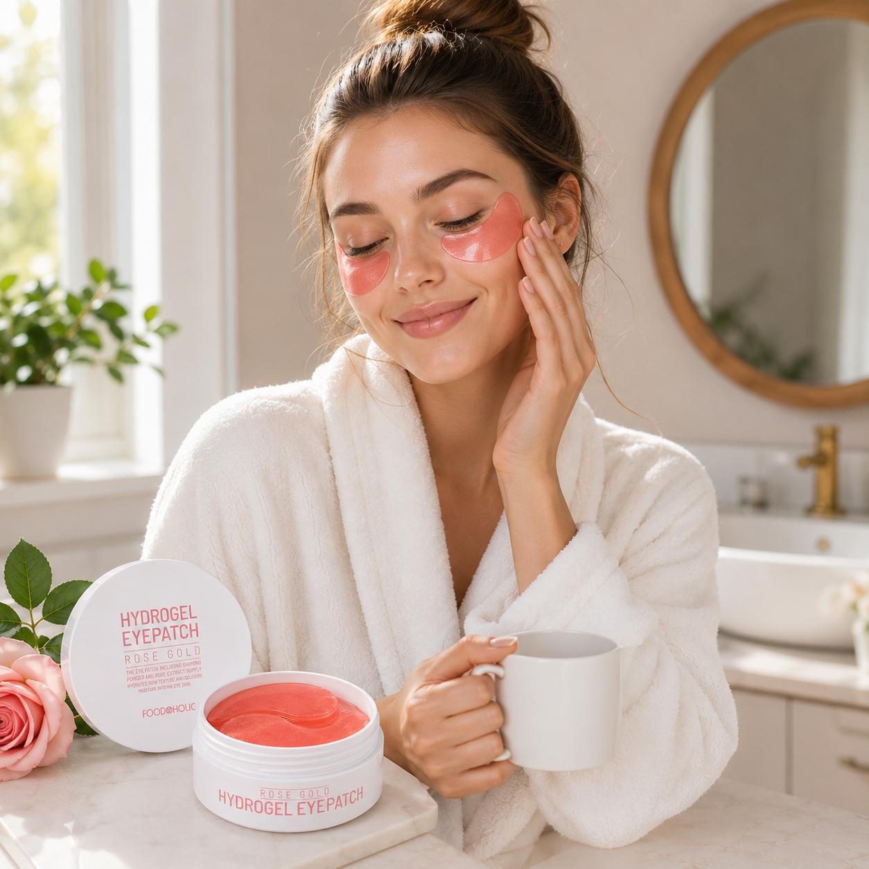 Rose Gold Hydrogel Under Eye Patches