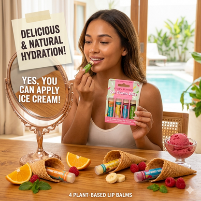 Ice Cream Mix Lip Balm Set 🍦