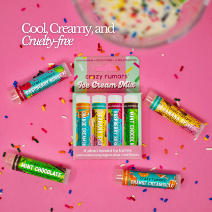 Ice Cream Mix Lip Balm Set 🍦