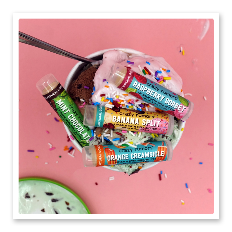 Ice Cream Mix Lip Balm Set 🍦